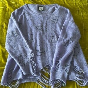 Drop Dead Itchy & Scratchy blouse